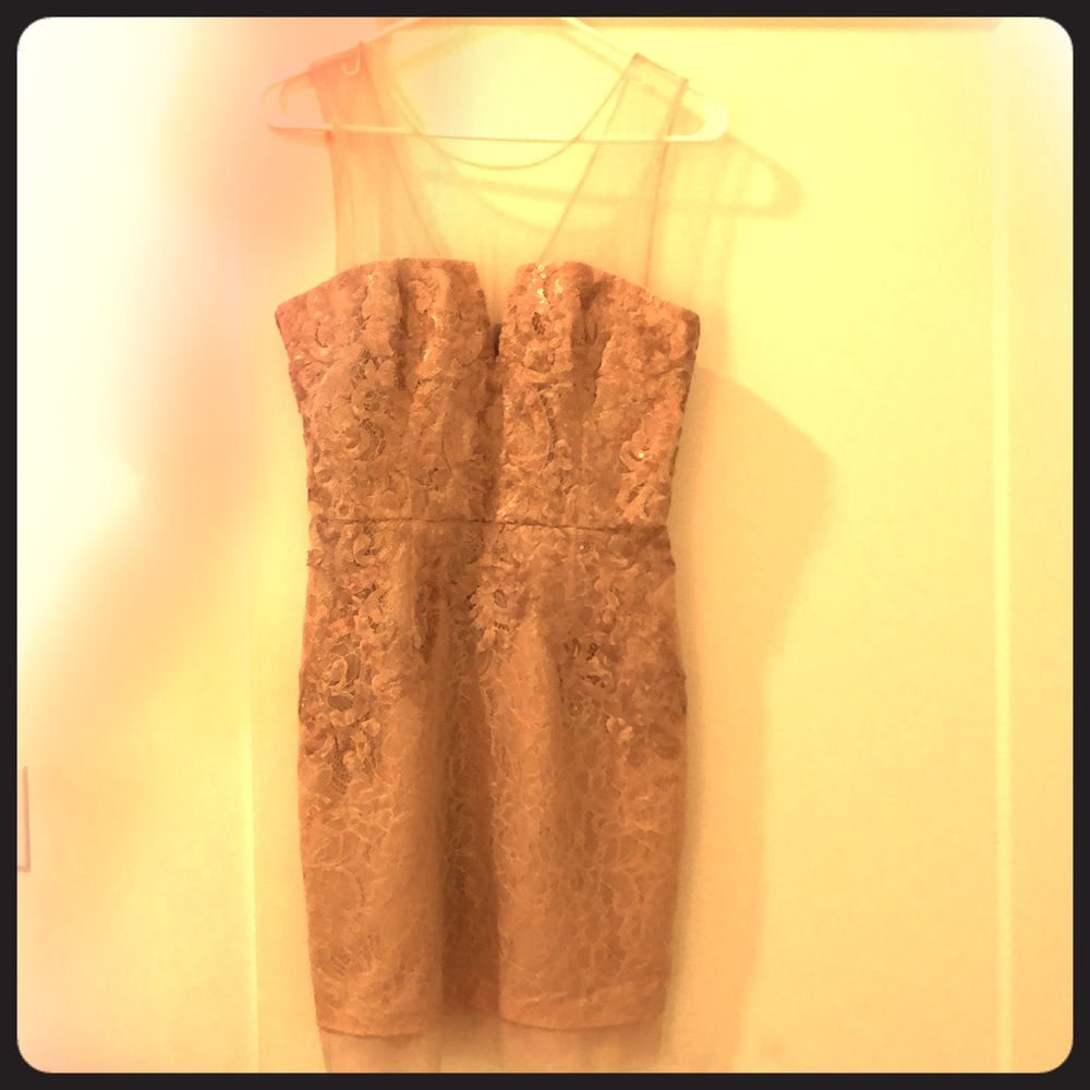 BCBG size 6, glitter detail dress